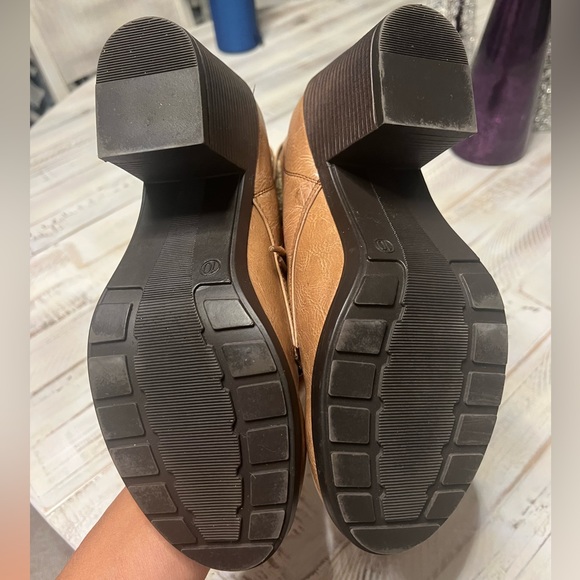 Mia Briene Heel Women’s Hiker Boots Amber size 10 Y2K - Picture 6 of 11